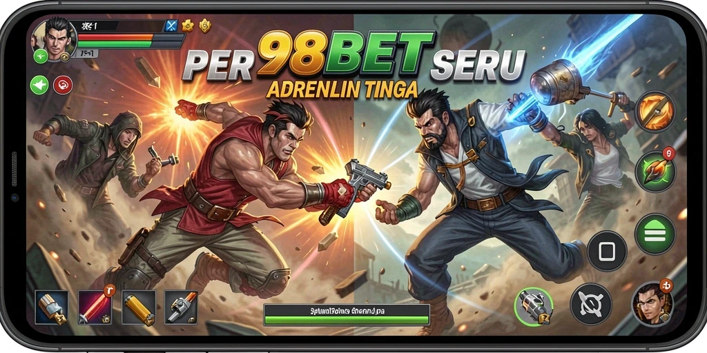 Screenshot utama 988BET menampilkan aksi pertarungan yang mendebarkan.
