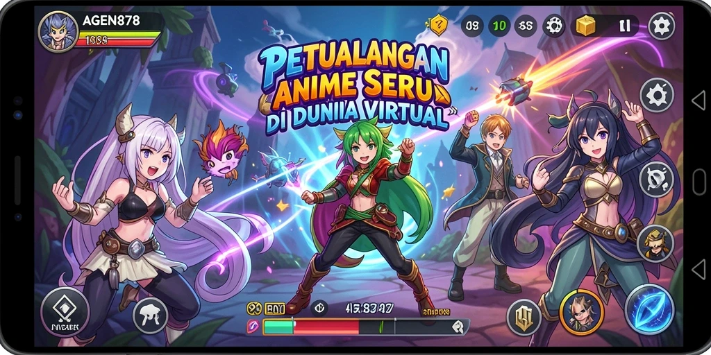 Gameplay AGEN878 yang penuh warna dan karakter unik.