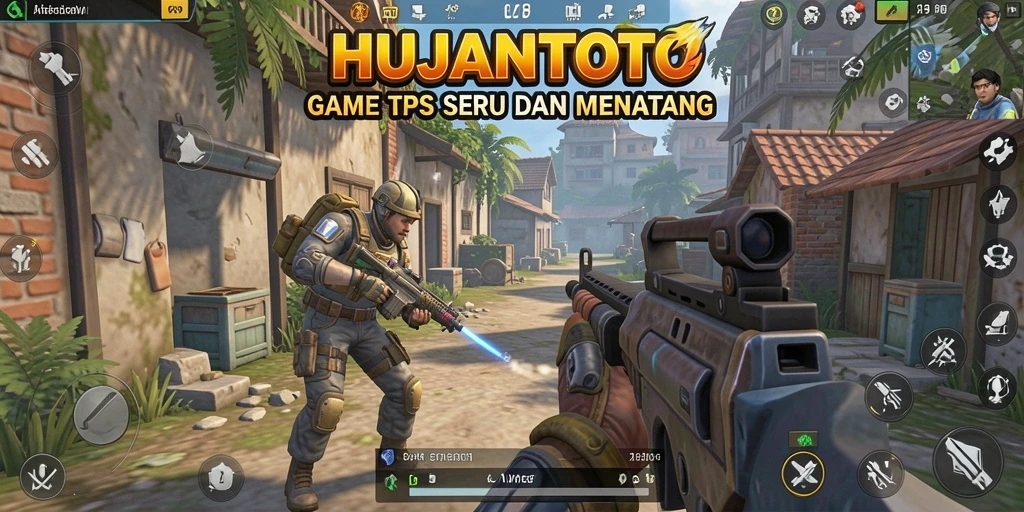 Tampilan gameplay seru di dunia HUJANTOTO yang penuh tantangan.