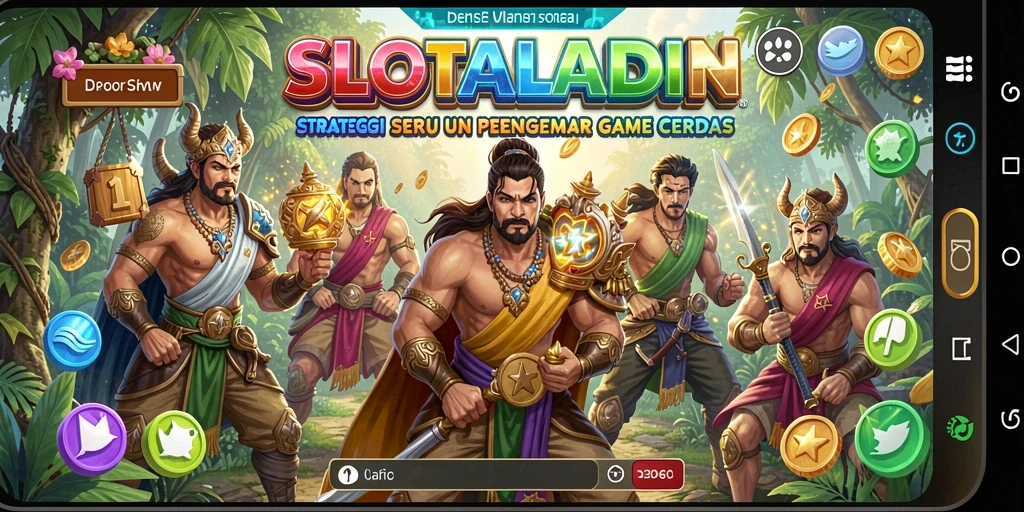 Tampilan menarik dari gameplay strategi SLOTALADIN yang menantang.
