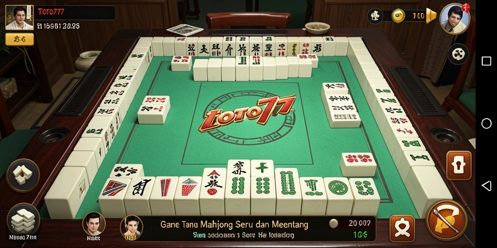 Tampilan gameplay TOTO777 yang menakjubkan saat bermain Mahjong.
