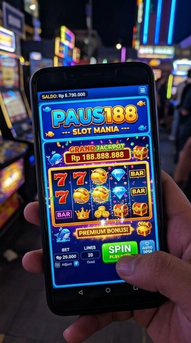 Halaman utama paus188 dengan navigasi yang intuitif.